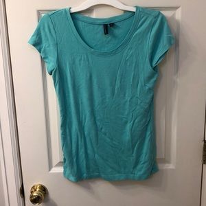 Teal slim T-shirt